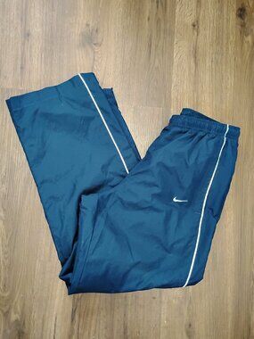 Vintage Y2K Nike Striped Mesh Lined Wind Pants Joggers